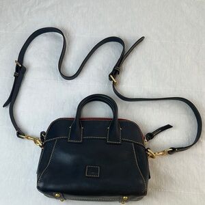 Dooney & Bourke Black and Gold Crossbody Bag